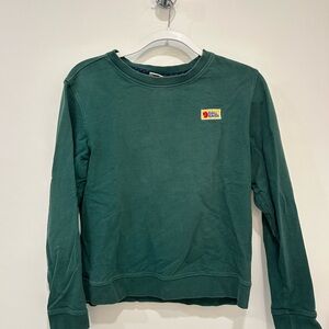 Fjallraven Vardag Women's Green Crew Neck Sweater | Size Medium